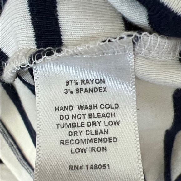 Montreau Women’s Striped Nautical Short Sleeve Mini Geometric PatternDressLarge - Picture 6 of 6